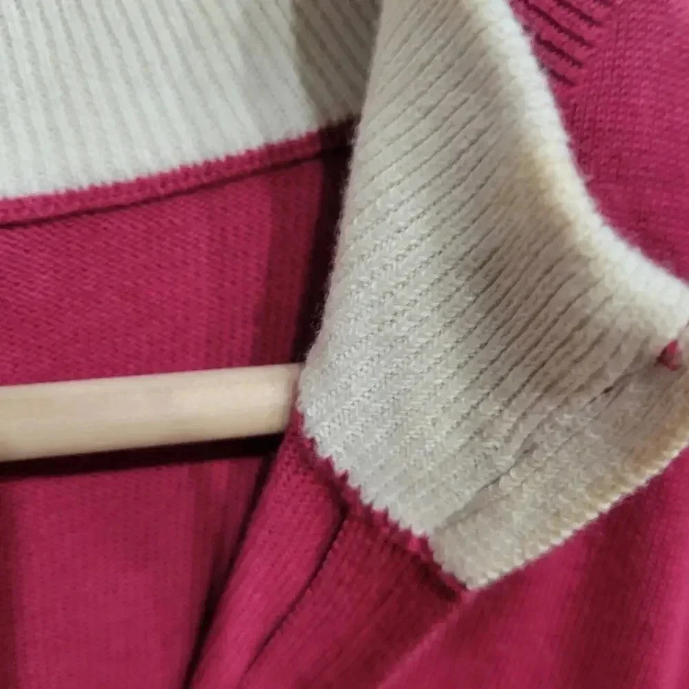 Paul Fredrick 1/2 Zip Supima Cotton Sweater Large